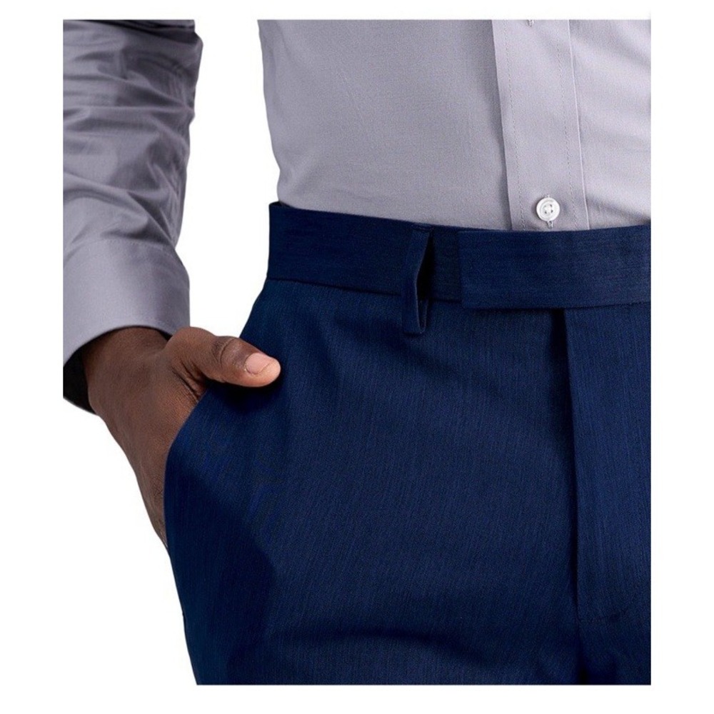 Reaction Kenneth Cole Men's Slim Fit Flat Front‎ Dress Pant 38W X 32L